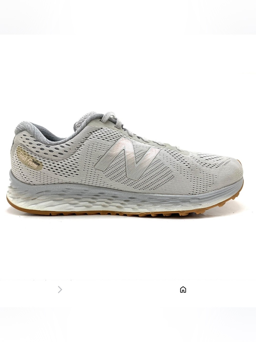 NEW BALANCE FRESH FOAM ARISHI  Grey Running Sneakers Size 7.5